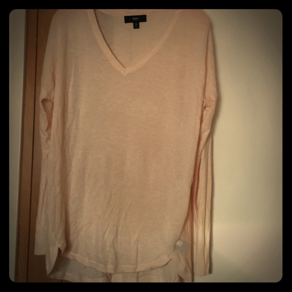 Super casual blush sweatshirt